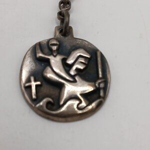 Retired James Avery St. Christopher Pendant Medallion